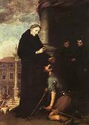 St. Thomas of Villanueva Distributing Alms MURILLO, Bartolome Esteban